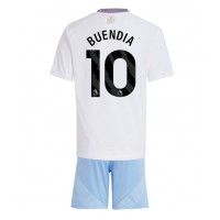 Echipament fotbal Aston Villa Emiliano Buendia #10 Tricou Deplasare 2024-25 pentru copii maneca scurta (+ Pantaloni scurti)